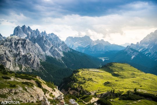 Piękne krajobrazy - Dolomity
